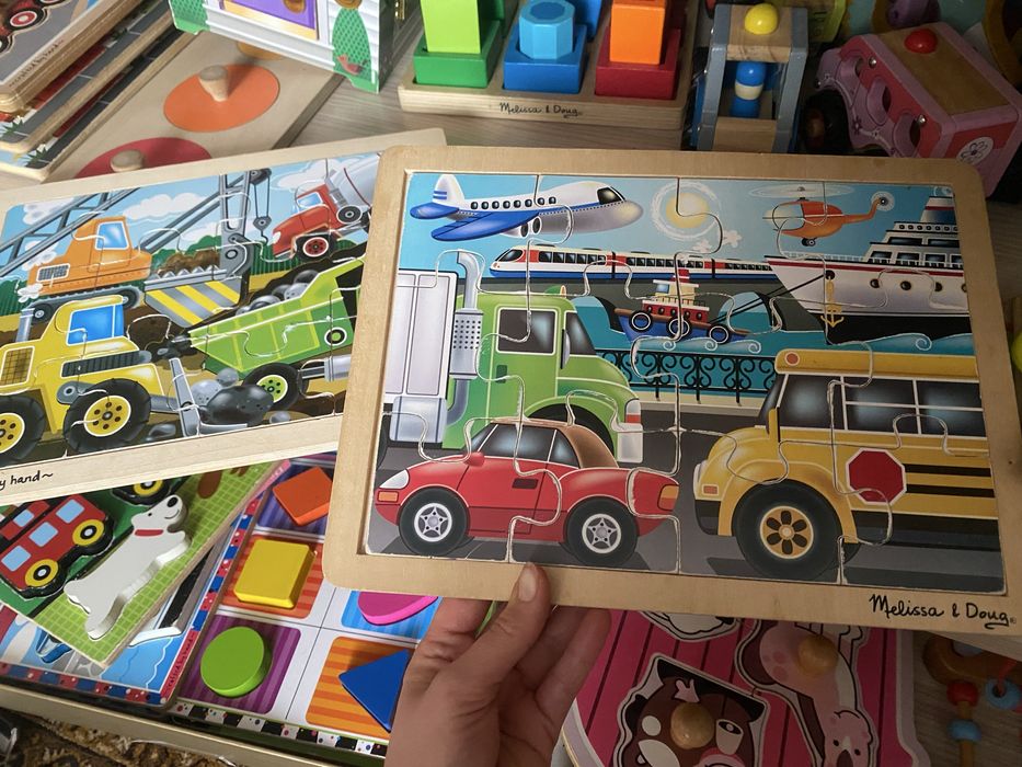 Будинок та пазли ,дерево Melissa & Doug