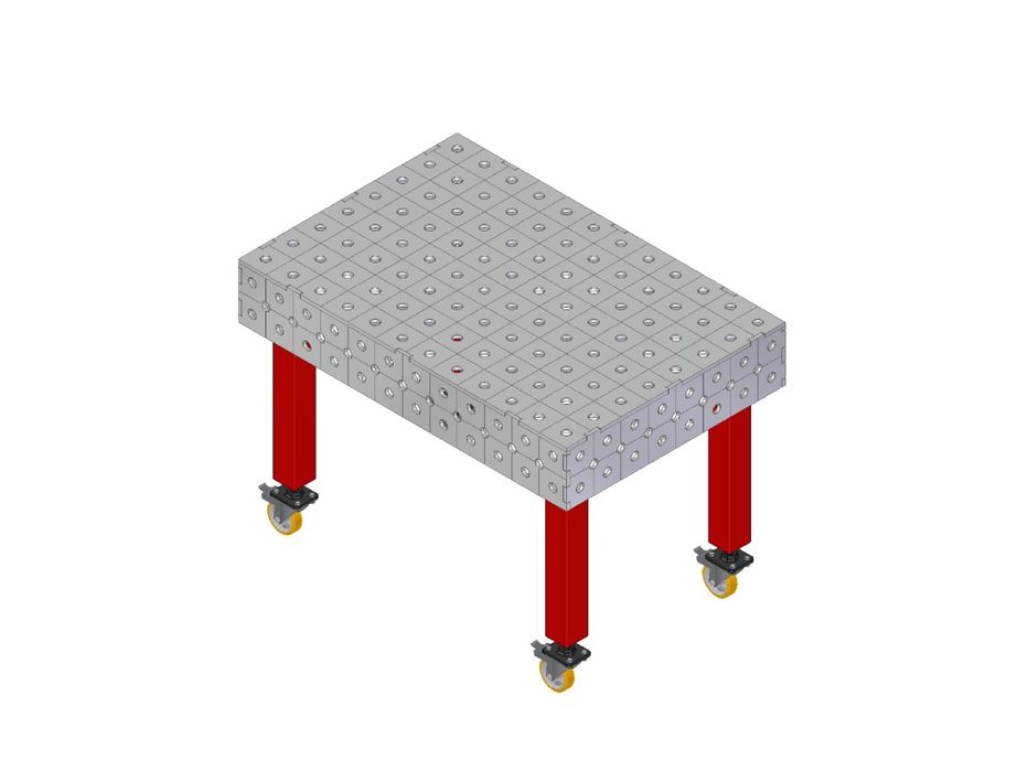 Plany DXF/PDF: Stół spawalniczy 1200x800 – dWT04
System 16/28 | Blat 10/12 mm