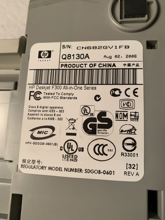 HP deskjet F370 impressora all in one