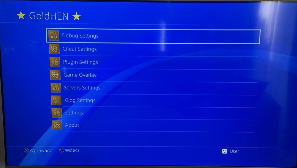 Konsola Sony Playstation 4 fat  Goldhen 12.52