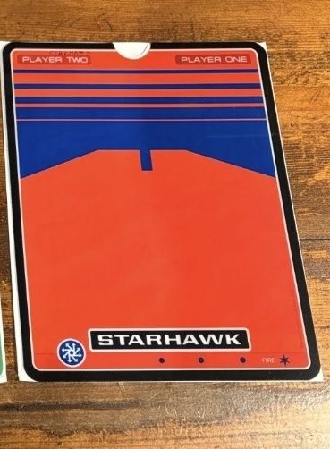 Overlay Filtro Vectrex jogo Starhawk