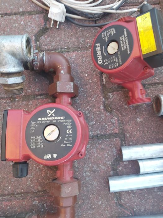Części do kotłowni, hydraulika.