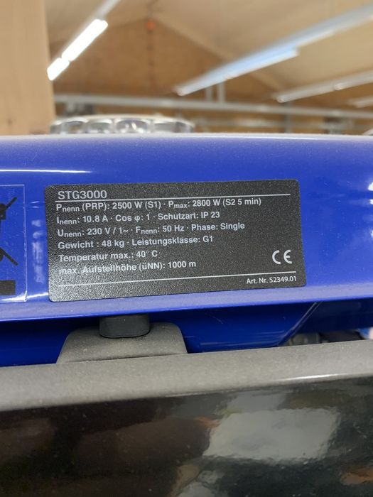 Генератор  2.8 kw  бензиновий  Швейцарія OKAY