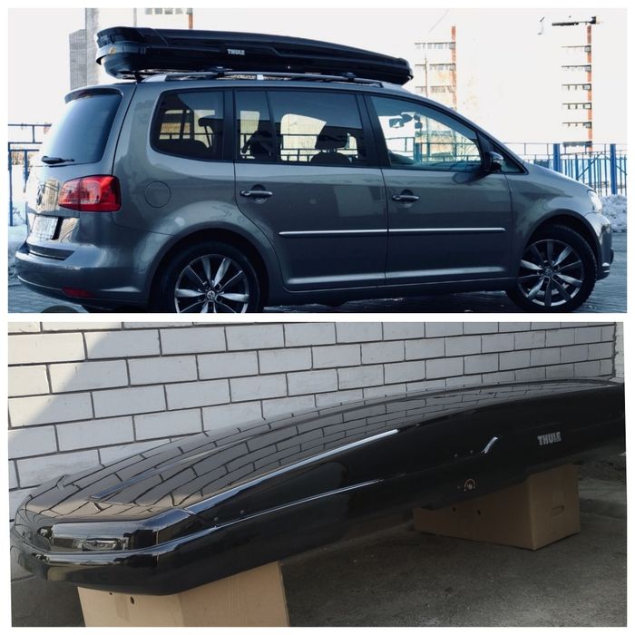 Thule Flow Black Glossy грузовой бокс на крышу авто.