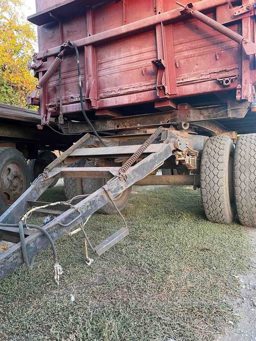 КамАЗ с прицепом самосвал