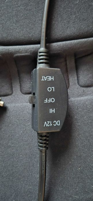 Накидка на сиденье с подогревом