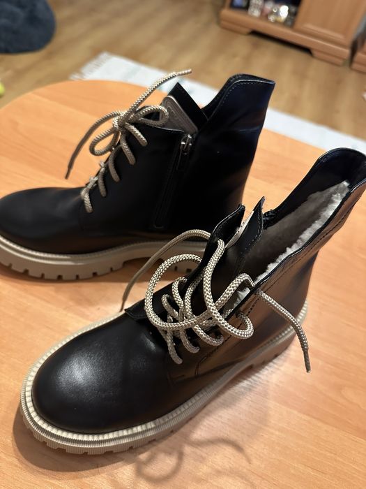 Damskie buty skórzane