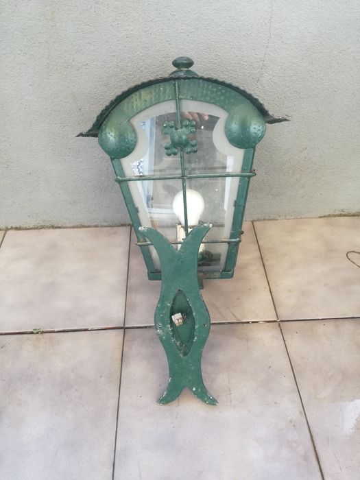 Candeeiro de rua muito antigo altura 60cms