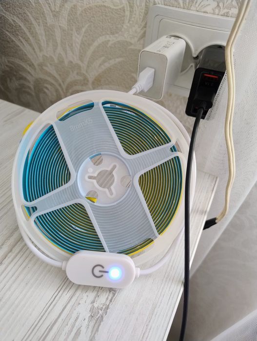 Світлодіодна світлова стрічка 5м СОВ  5в USB