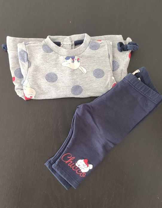 Conjunto Chicco, menina, 3 meses