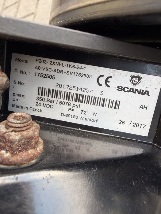 Centralne smarowanie Scania Euro 6 Oryginał