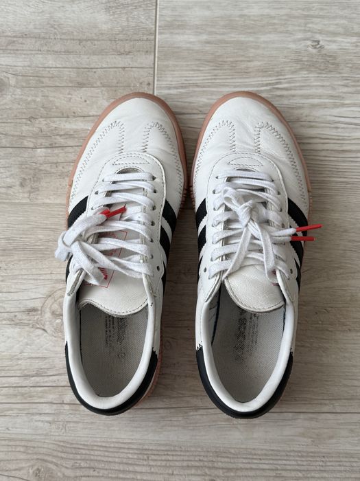 Шкіряні Adidas Samba на платформі