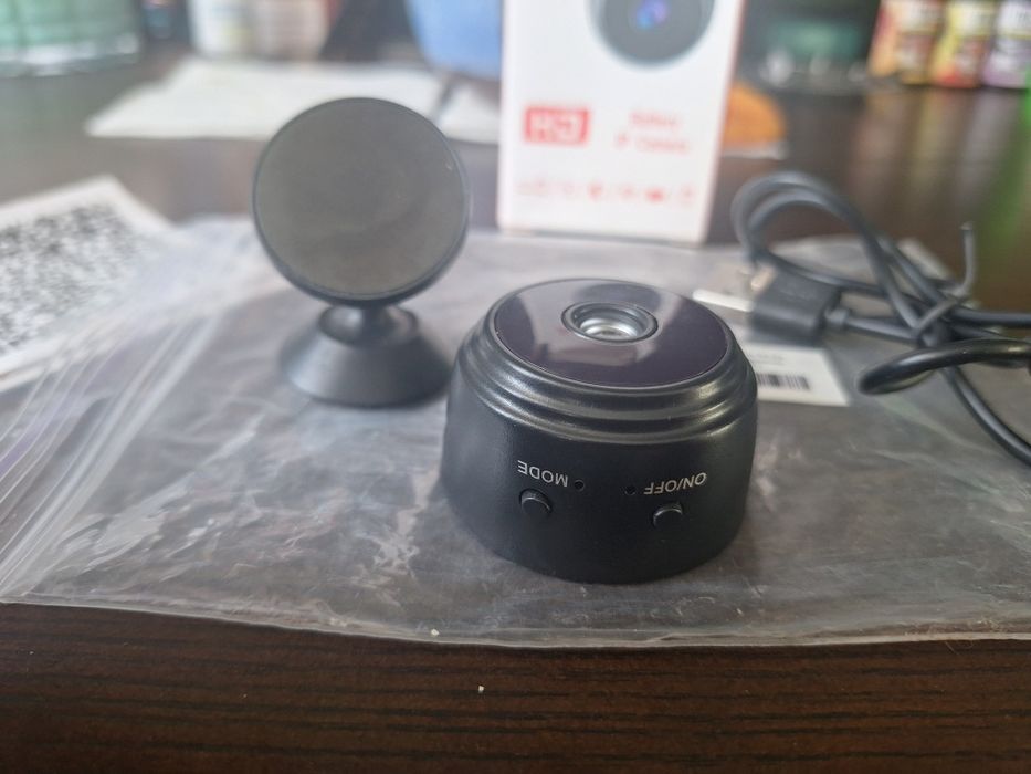 Міні Камера Ip Відеоспостереження Wi-Fi FullHD 1080 Action Camera A9 Бездротова Black + microSD 32 Gb
