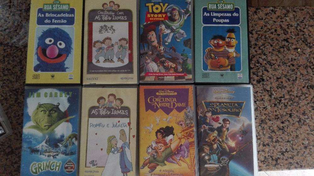 Cassetes VHS - Filmes para crianças