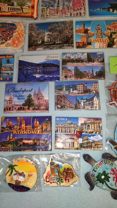 Magnesy na lodówkę Polska i zagranica