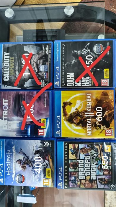 Ігри на дисках для пс4