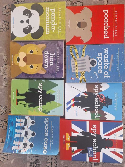 Набір книг англійською  Стюарт Гіббс Шпигунська школа