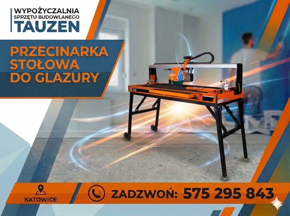 Przecinarka stołowa do glazury 120cm WYNAJEM