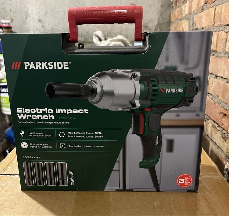 PARKSIDE Електричний ударний гайковерт PDSSE 550 А1, 550 Вт