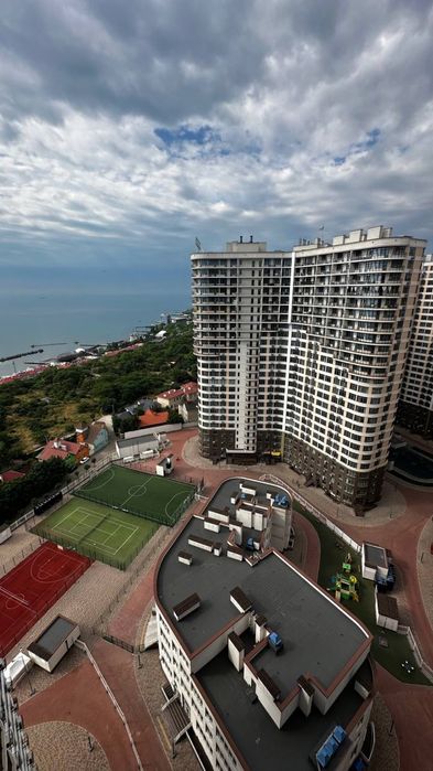 Каманина Аркадия 44 Жемчужина 1к квартира с Террасой вид на Море‼️Ремонт Мебель Готова к работе