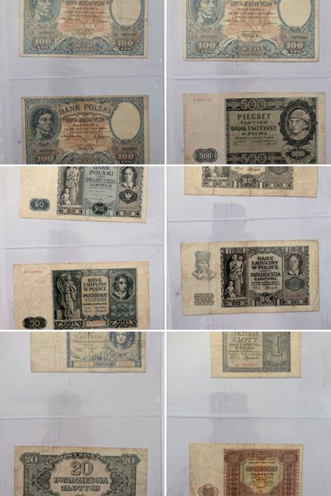 Banknoty polskie - kolekcja