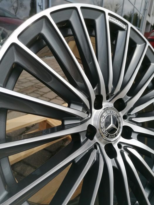 Felgi aluminiowe Mercedes A B C CLA GLA GLC GLK E AMG 18" grafitowe