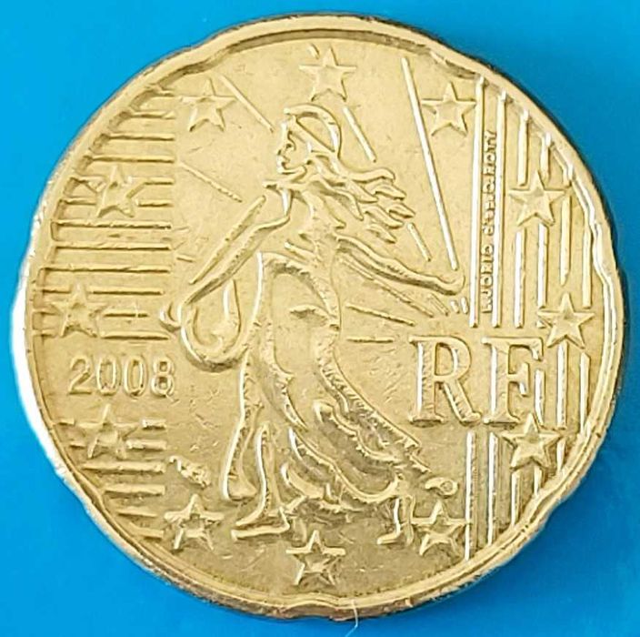 2008 French 20-Cent Coin, The Sower