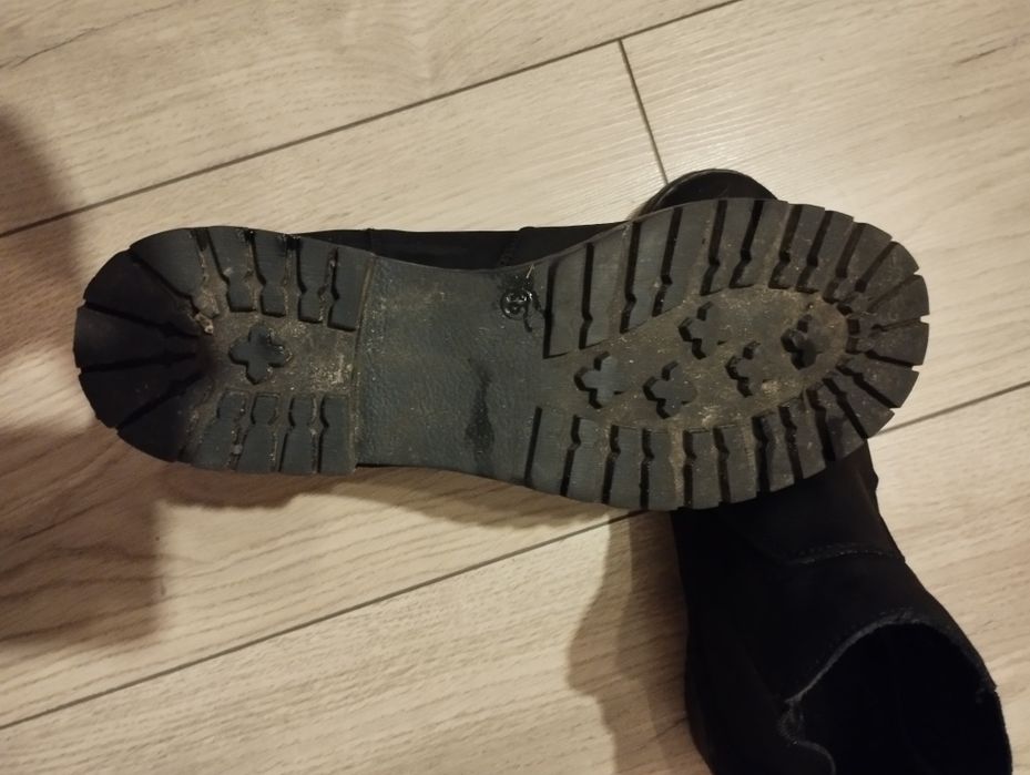 Botki damskie skórzane 36 kornecki