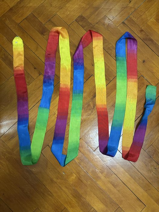 Гімнастична стрічка Chacott , 5 метрів, різнокольорова