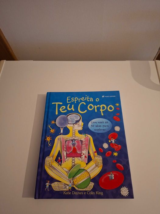 Livro "Espreita o Teu Corpo" para crianças