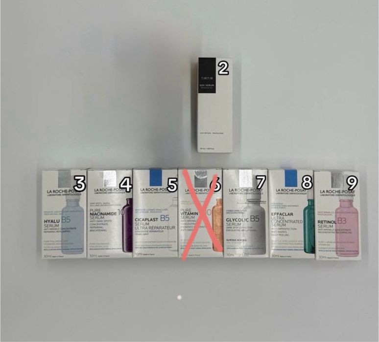 Сыворотка для лица La Roche-Posay. Сыворотка Rejuran. Сыворотка Tirtir