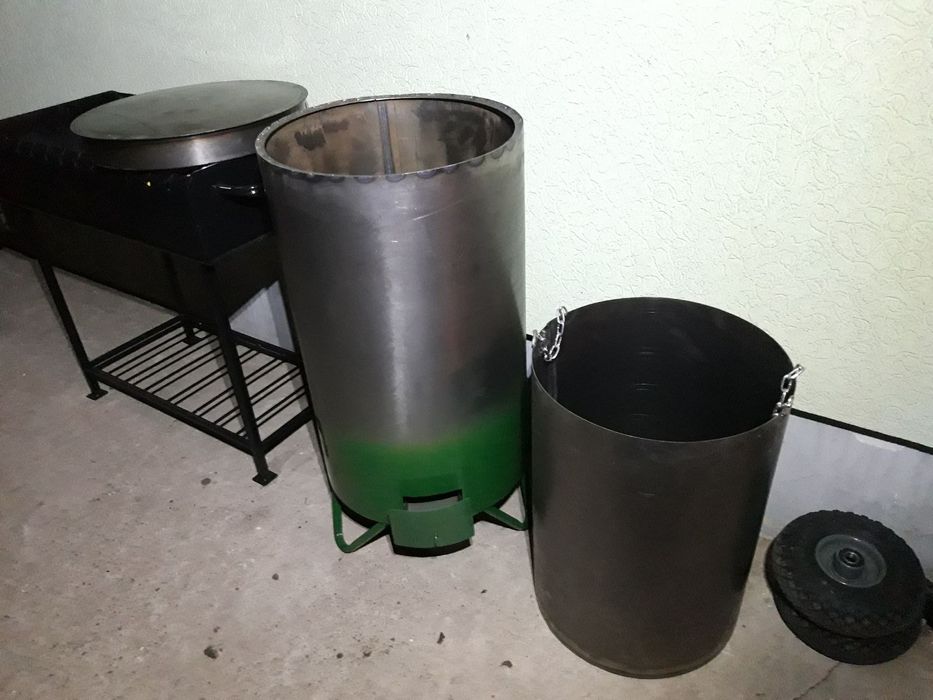 Буржуйка на тирсі (опілка)