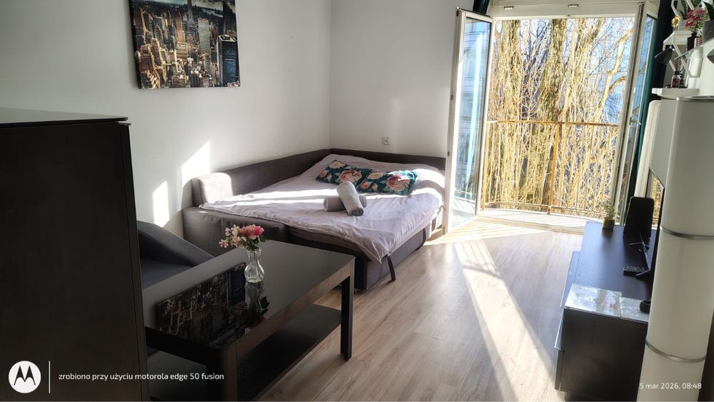 Mieszkanie duża kawalerka na godziny lub doby Mokotów !!! dla 3 osób