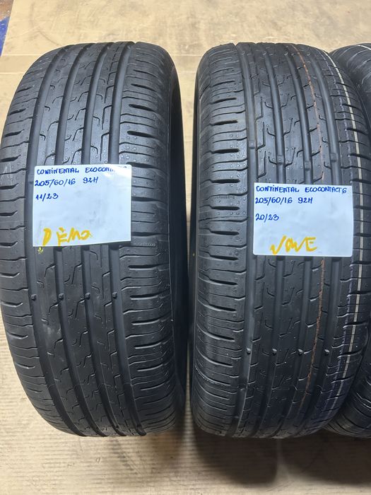 4x 205/60R16 92H CONTINENTAL ECOCONTACT 6 opona letnie DEMO 2023