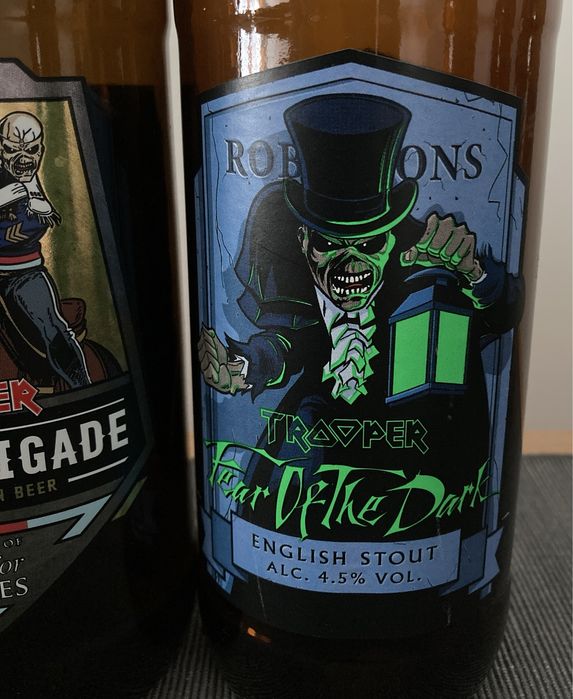 3 garrafas Iron Maiden para colecionadores