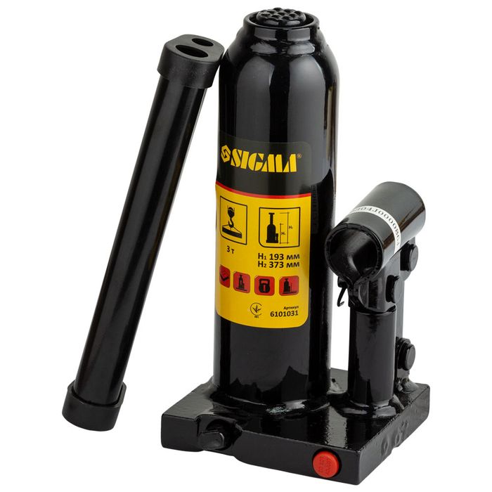 Домкрат гідравлічний пляшковий SIGMA 3 т