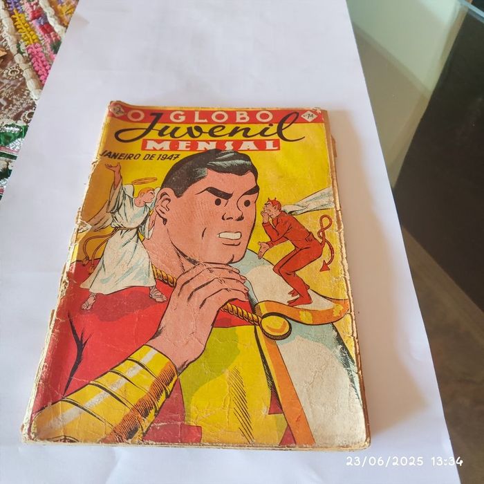 Revistas  Globo Juvenil Mensal e da Gibi Mensal do Shazam dos anos 40