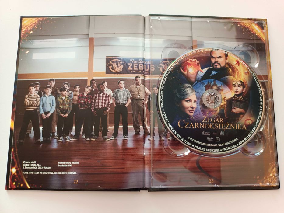 Zegar czarnoksiężnika DVD, Jack Black, Cate Blanchett, komedia fantasy