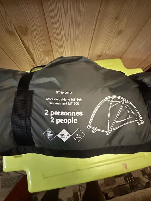 Nowy Namiot trekkingowy kopułowy Simond MT500 dla 2 osobowy