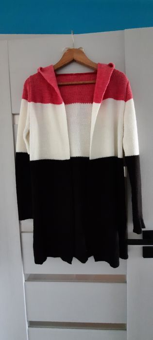 Długi Sweter kardigan