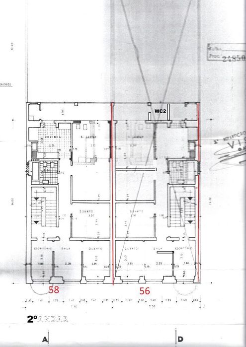 T3+1 , 100m2, 2wc, 2ºandar, cozinha equipada, Campo de Ourique