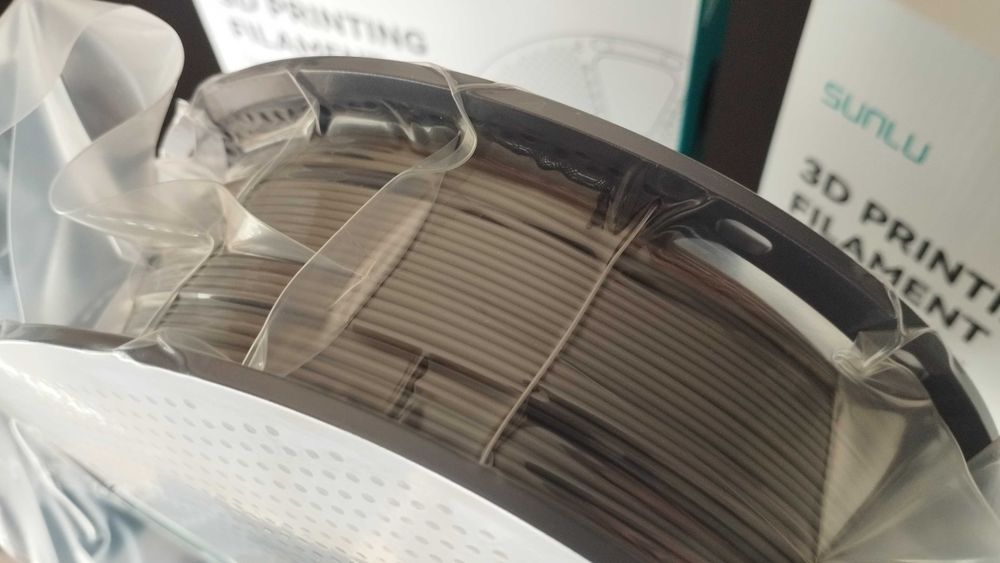NOVA - SUNLU Bobine Filamento PLA+2.0 - 1KG - CINZA