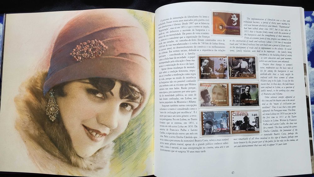 Raro livro dos CTT Portugal em selos 1996 edição especial OSCE
