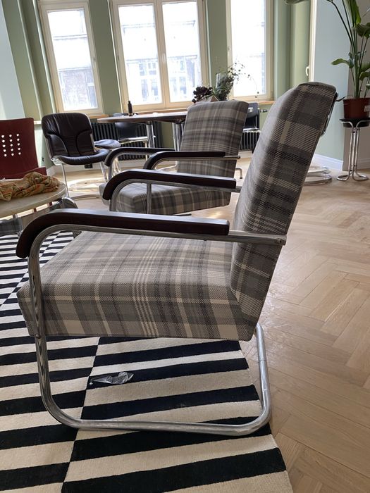 Fotele Anton Lorenz, bauhaus, mucke melder, thonet, zadziele.