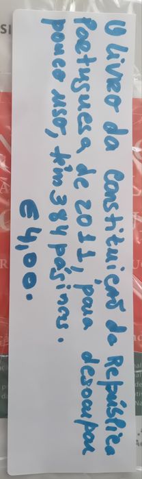 Livro usado poucas vezes