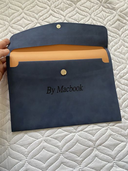 Кожаный чехол , папка для macbook air pro макбука, кожаная