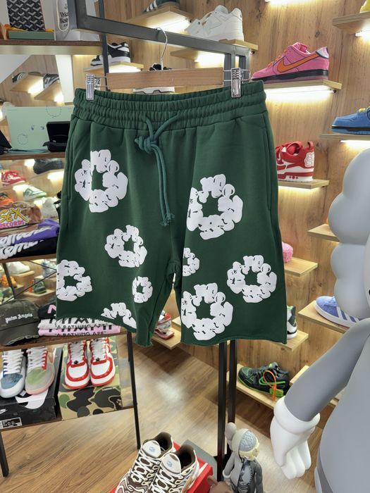 Шорти Denim Tears Green / White Logo
