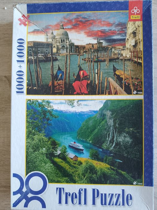 Puzzle piękne widoki 1000 + 1000 trefl