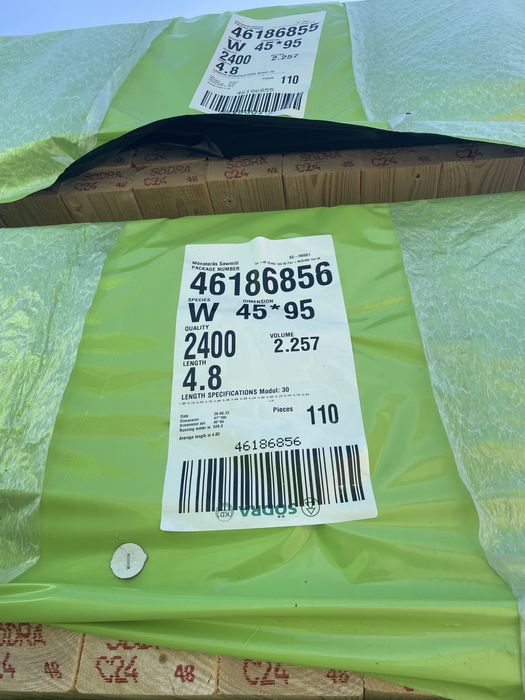 Drewno świerk skandynawski, tarcica strugana sucha