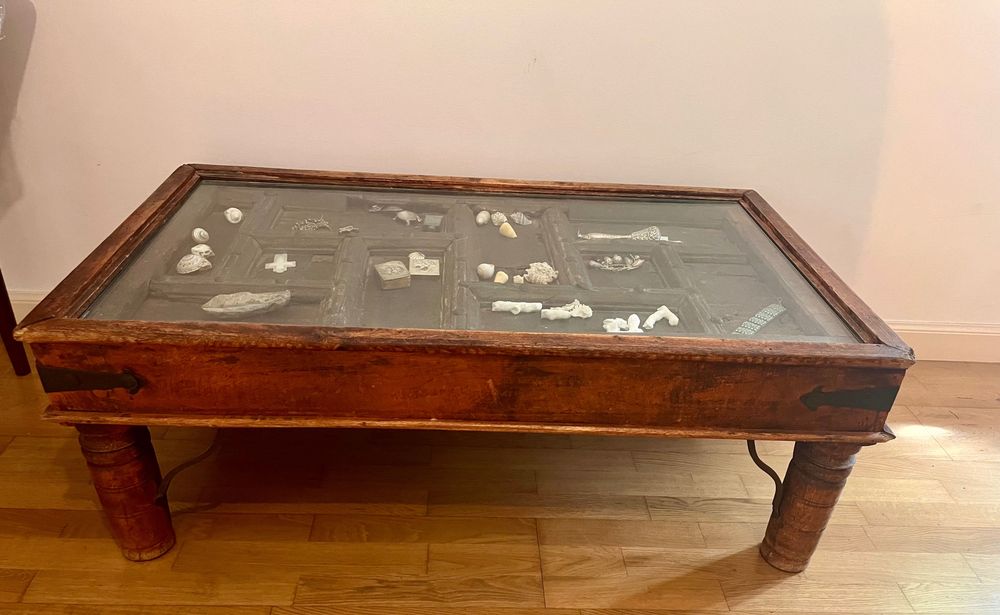 Mesa de centro rústica